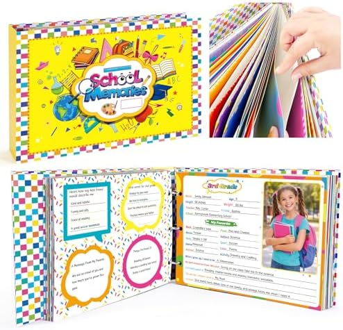 Large School Memory Book Keepsake Photo Album Scrapbook for Kids by Unknown