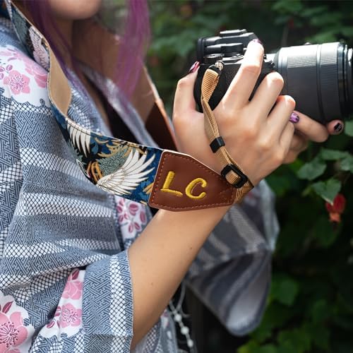 Art Tribute Camera Strap Personalized With Name - Shoulder, Crossbody & Neck Camera Strap for Photographers, Fits All Cameras, Canon Nikon Sony Fujifilm, Padded Strap W/Quick Release & Leather Ends - Image 6
