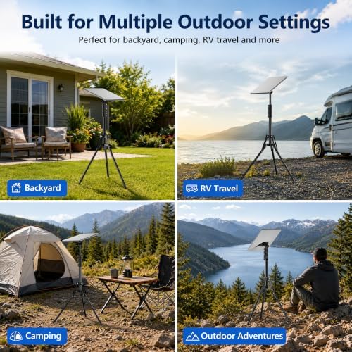 UBeesize Starlink Mini Tripod Mount, 63" Tripod Stand with Ground Stakes - Image 7