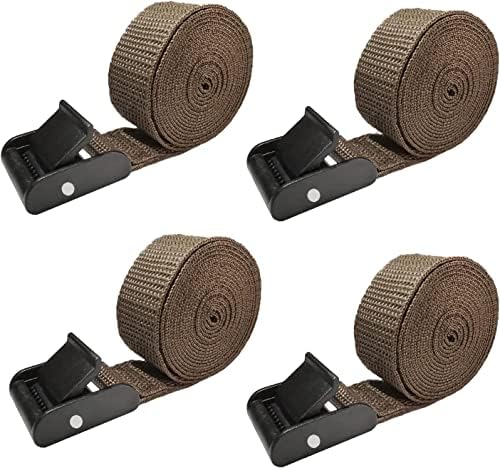 4 Pack Trail & Game Camera Mount Tree Straps with Snap, 185cm/6ft Foldable Nylon Fiber Strap Portable UV Resistant Sturdy Buckle Easy to Use for Trail Cameras Accessory by Unknown