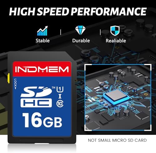 SD Card 16GB, 8-Pack UHS-I Class 10 MLC Flash Memory Card, High-Speed Secure Digital Cards for Cameras, DSLR, Action Cams - Reliable Storage - Image 3