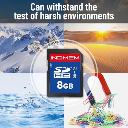8GB SD Card (3 Pack), C10 SDHC UHS-I Memory Cards U1 Class 10 High-Speed Full 4K HD Video Compatible with Digital Point-and-Shoot Cameras, HD Camcorders, DSLR and PC - Image 6