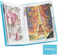 ARTDOT A2 Storage Book for Diamond Art Kits, Diamond Art Portfolio Folder with 30 Pocket Slevees Protectors (39.7 x 56cm) by ARTDOT