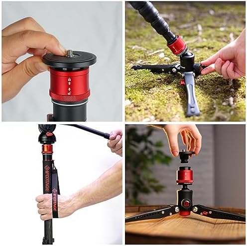 IFOOTAGE Cobra 3 A180F,Camera Monopodd with Tripod Base,Aluminum Professional Video Monopo,Suitable for SLR Cameras and Camcorders(71") - Image 3