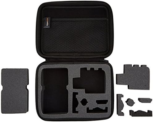 Amazon Basics Small Portable Protective Carrying Case for GoPro and Action Camera, Padded with Secure Handle, 9 x 7 x 2.5 inches, Black - Image 5