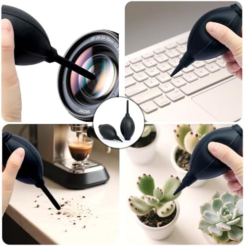 Silicone Soft Tip Manual Air Blower, Watch, Camera Dust Cleaner Dual Nozzle - Image 4