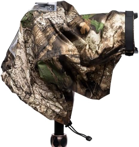 Think Tank Emergency Camera Rain Cover for DSLR and Mirrorless Cameras with 24-70mm Lens - Small (Realtree APX Camouflage) by ThinkTankPhoto
