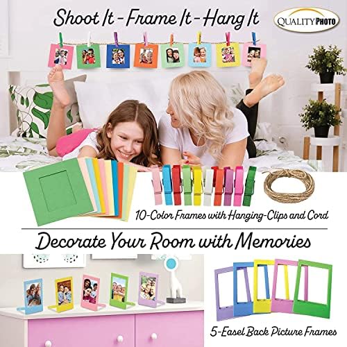 Fujifilm Instax Mini 12 Instant Camera with Case, Decoration Stickers, Frames, Photo Album and More Accessory kit (Pastel Blue)… - Image 6