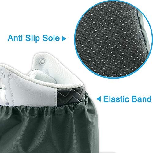 Reusable Boot & Shoe Covers, Washable, Non-Slip, 2 Pairs, Large - Image 3
