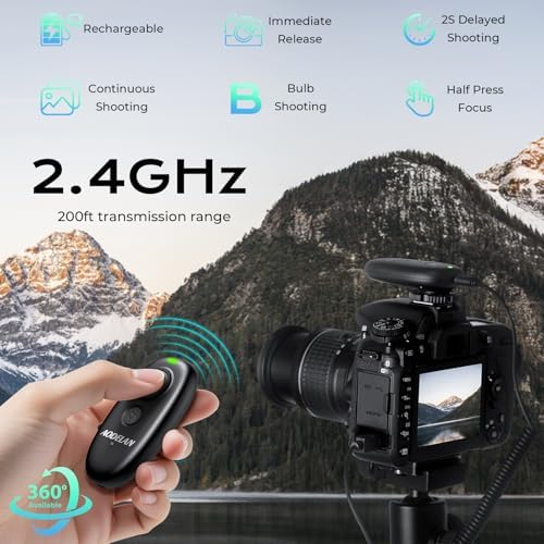 for Fujifilm Rechargeable Camera Remote Control Wireless Shutter Release - Image 2