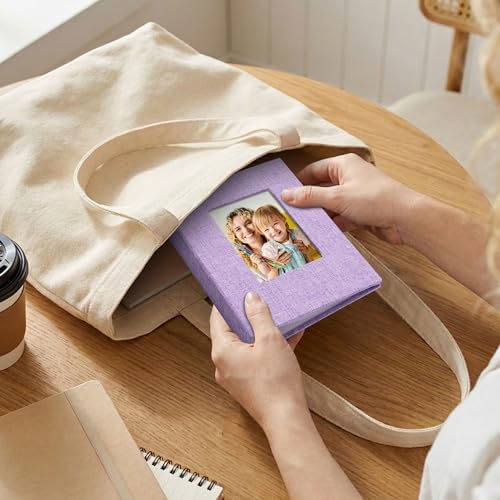Vienrose 4x6 Mini Photo Album, 2 Pack, 52 Photos, Purple - Image 6