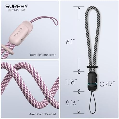 SURPHY 2 Pack Phone Lanyard, Phone Wrist Strap for Case, Camera Wrist Strap - Image 3