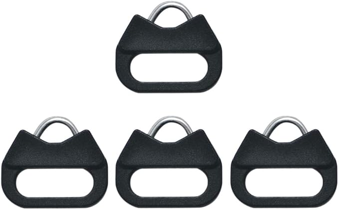 VKO Lug Ring Camera Strap Triangle Split Ring Hook Plastic Cap | Compatible with All Brand D-SLR Rangefinder Mirrorless Camera W/Round Eyelet 10mm(2 Pair) by VKO
