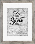Califortree Gray 11x14 Picture Frame - Display Photos 8x10 with Mat or 11x14 Without Mat - HD Glass Inside, Display for Wall by Califortree