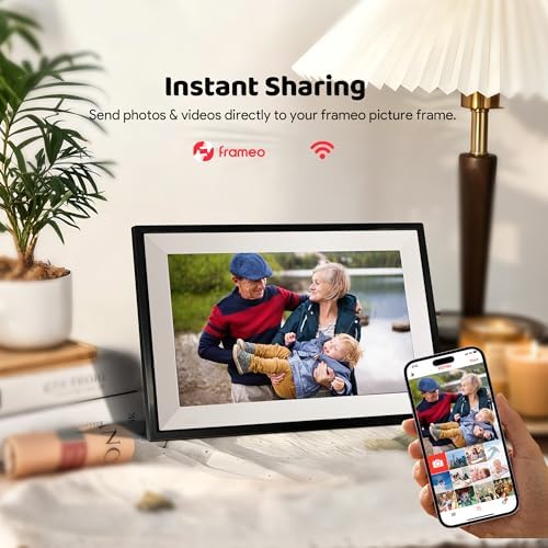 Frameo 10.1" WiFi Digital Picture Frame, Gift for Parents & Grandparents - Image 3
