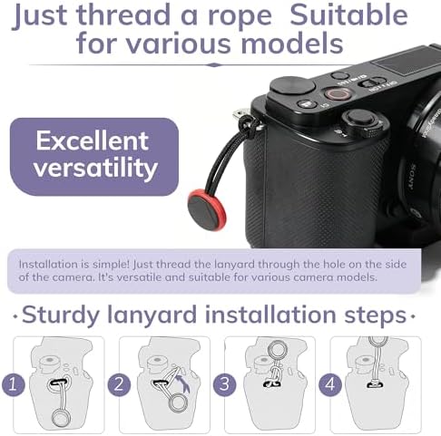 Camera Strap Neck Shoulder Strap with Quick Release Buckles for DSLR SLR - Image 3
