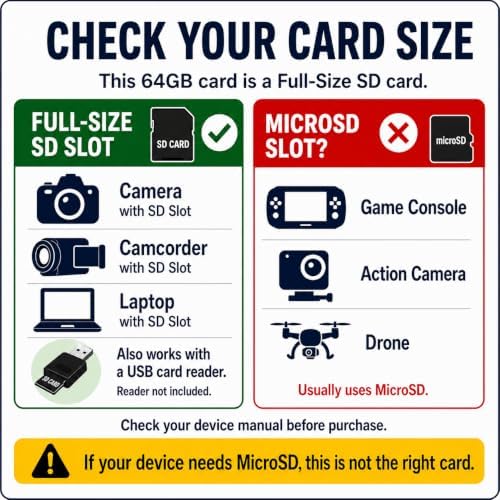 LinkMore XV13 64GB Full-Size SDXC Card, UHS-I U3 V30, 90MB/s Read - Image 3