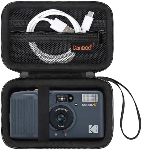 Canboc Carrying Case for KODAK EC35/ KODAK EKTAR H35 Film Camera, Black by Canboc