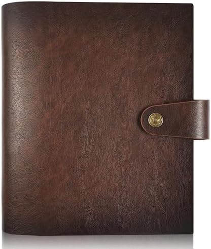 Photo Album 4x6 300 Pockets, Genuine Leather Photo Albums 300 Photos with Writing Space 40 Writing Paper, Family Wedding Travel Kids Graduation Ultrasound Baby Picture Album Scrapbook, Gifts, Brown by Adeerus