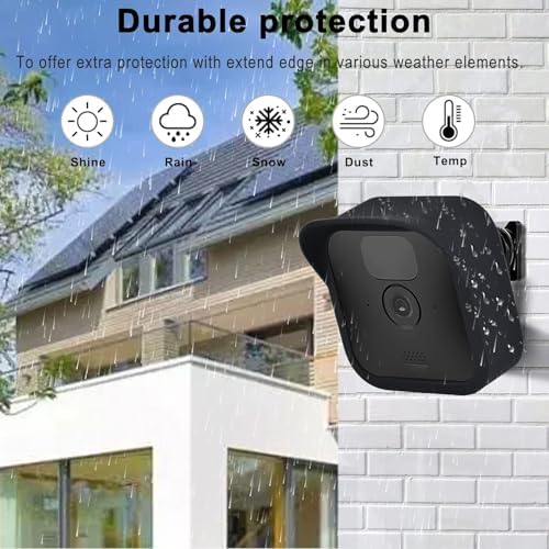 Silicone Cover Case for All-NEW Blink (3rd Gen), 3 Pack Weather Resistant Protective Cover Cover for Blink Indoor Outdoor Home Security Camera (Black) - Image 3