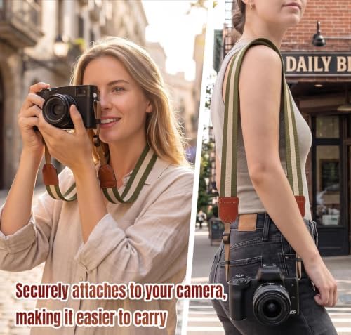 Camp Snap Camera Neck Strap,Adjustable Woven Soft Camera Shoulder Strap - Image 6