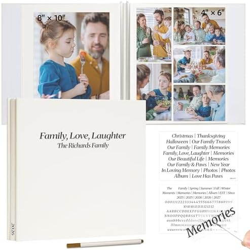 Vienrose Family Self Adhesive Photo Album 13.2x12.8 40 Pages by Vienrose