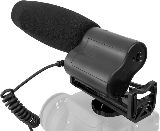 Stereo Microphone with Windscreen (Shotgun) for Sony FDR-AX33, FDR-AX43 & FDR-AX53 - Image 3