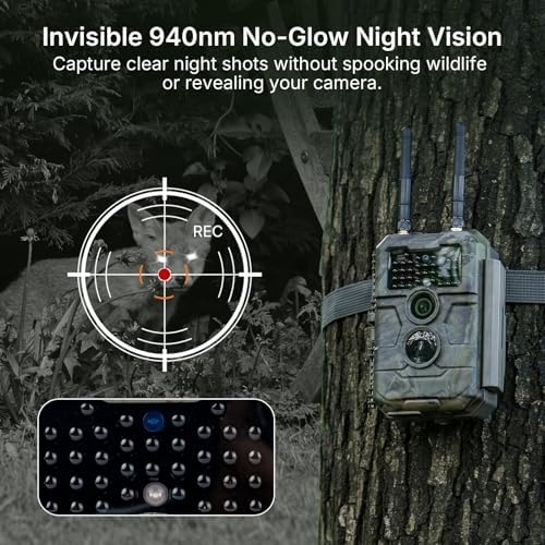GardePro E6 2.0 WiFi Trail Camera, 4K Video, Dual Antennas - Image 5