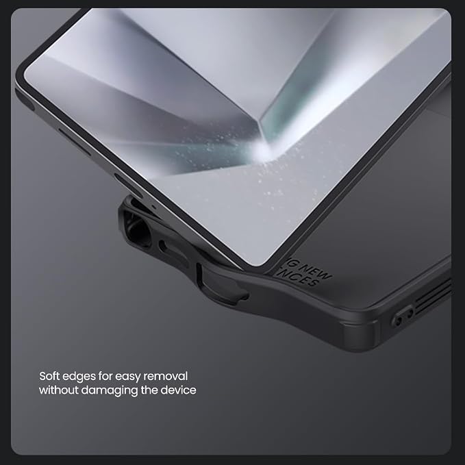 Mangix for Samsung Galaxy S25 Ultra Case with Camera Cover,Slim Fit Thin Polycarbonate Protective Shockproof Cover with Slide Camera Cover, Upgraded Case for Samsung Galaxy S25 Ultra (Black) - Image 5