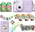 Fujifilm Instax Mini 12 Instant Camera + Pro Design Accessory Bundle with Protective Case, Magnetic Frames, Album, Frames Design Kit (40 Sheets) (Lilac Purple) by FUJIFILM
