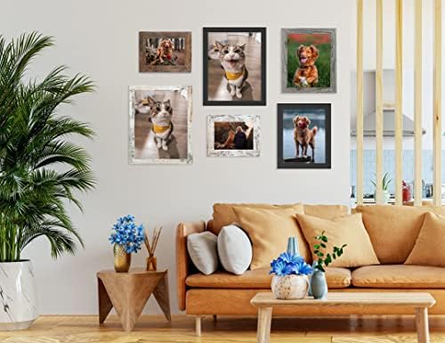 Califortree Black 11x14 Picture Frame - Display Photos 8x10 with Mat or 11x14 Without Mat - HD Glass Inside, Set of 2 - Image 6