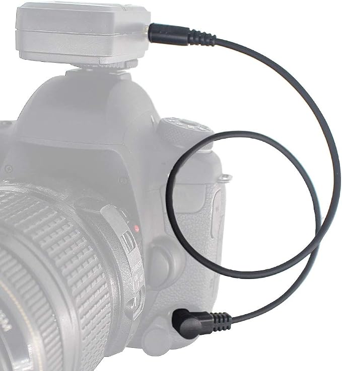 Off Camera Shutter Connecting Cable 3.5mm-DC0 Camera Connecting Plug 3.5mm Cord Compatible for Nikon Cameras (Fit for Pixel Shutter Remote Control TW-283 Series) - Image 3