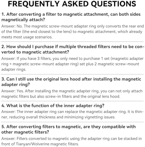 Kase 52mm Magnetic Screw in Adapter Ring Kit, Brass Magnetic to Threaded Filter Adapter Rings for Camera Lenses, Ultra-Thin 3.4mm Profile, Quick-Release Design, Compatible with UV CPL ND Filters - Image 7
