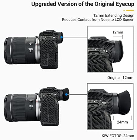 Long Soft Eyecup Eyepiece Viewfinder for Canon EOS R6 Mark II R6 R5 R5C - Image 5