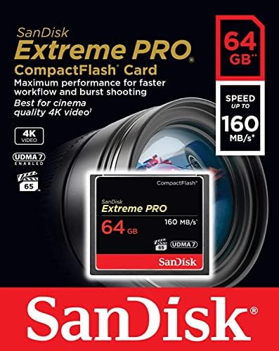 SANDISK 64GB Extreme PRO Compact Flash Memory Card, UDMA 7 - Image 4