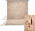 UrcTepics 6x8ft Beige Abstract Textured Professional Photography Backdrop Fabric for Studio, Portraits, Headshot, Event. by UrcTepics
