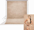 UrcTepics 8x10ft Beige Abstract Textured Photo Backdrop Cloth, Photography for Studio, Portraits, Headshot, Family. by UrcTepics