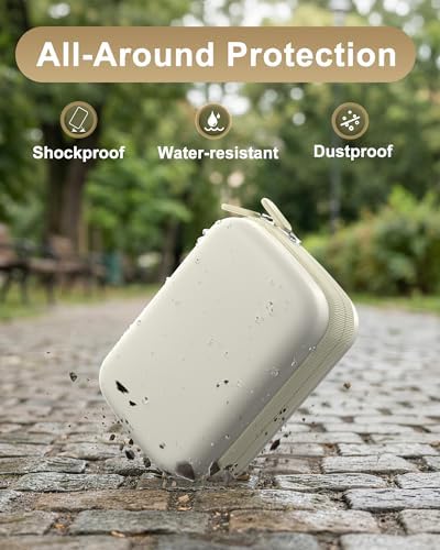 ProCase Digital Camera Case for KODAK Pixpro, Compact Travel Bag -Cream - Image 6