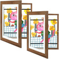 2 Pack 10x12.5 Front-Opening Kids Artwork Frames Changeable (Ecru) by GoldenStateArt