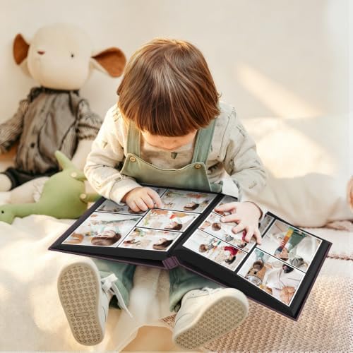 Popotop Photo Album 4x6 1000 Pockets for Wedding Gifts,Linen Hardcover Picture Albums for Family Anniversary Baby Vacation Pictures - Image 2