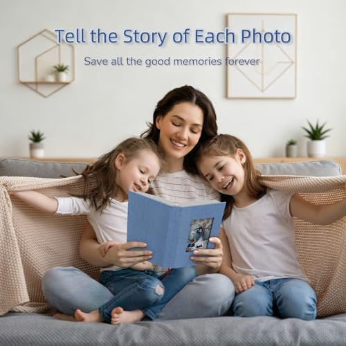Popotop Photo Album 4x6-300 Photos Linen Cover Photo Books with 300 Horizontal Pockets,Slip-in Picture Albums for Family Wedding Anniversary Baby Vacation Pictures - Image 6