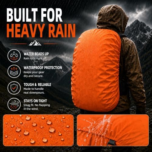 Frelaxy Waterproof Backpack Rain Cover, Pack Covers for Hiking, Travel - Image 2