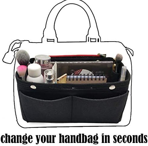 LEXSION Purse Organizer Insert Multi Pocket Bag Organizer Shaper - Image 5
