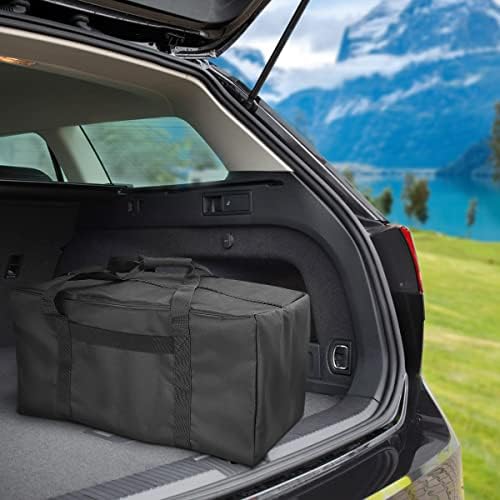 COOLBEBE 24x12x12 Inch Travel Duffle Bag, 53L Mid-Size Weekender, Black - Image 4