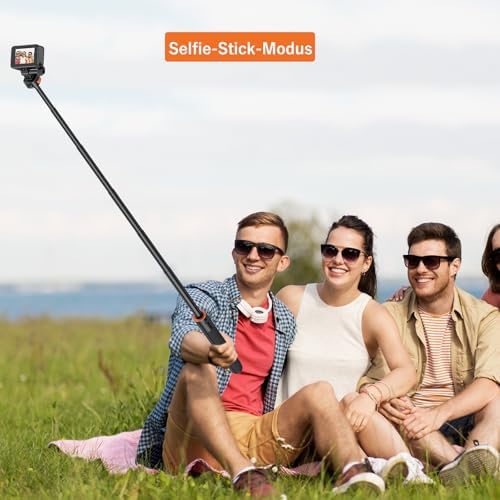 VRIG 160cm/63 Quick-Release Selfie Stick Tripod for Action Camera, AC-40S - Image 6