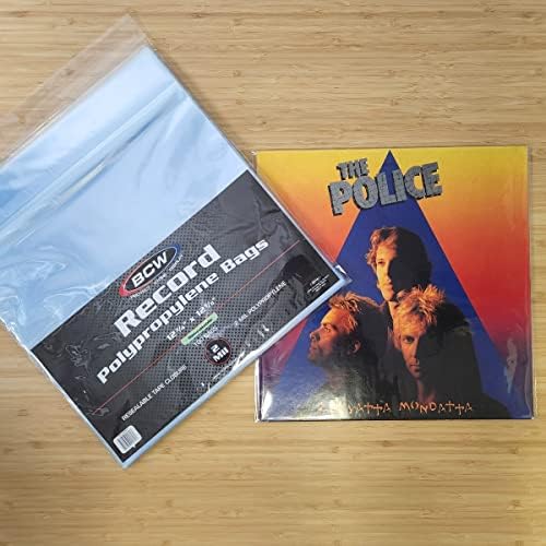 BCW Resealable 12-Inch Vinyl Record Bags - 100 Pack | Archival Safe Polypropylene Sleeves for Single & Double LPs | Acid-Free with Resealable Strip & Flap Record Bag | Record Protective Bags - Image 5