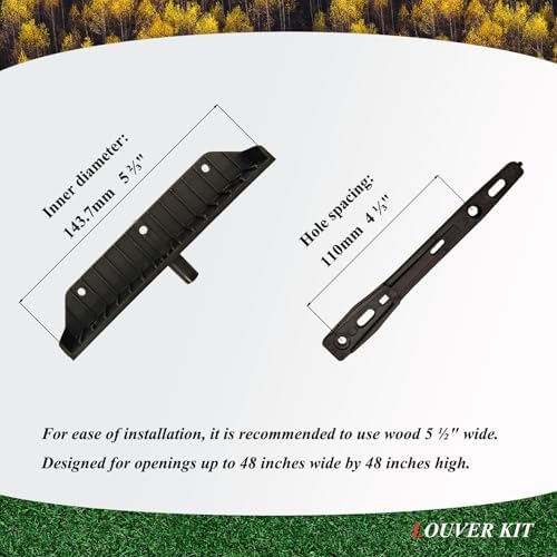 Louver Hardware System for Blinds and shutters, 2Pack - Image 5