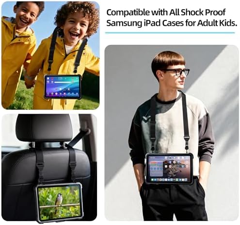 2 Pack Adjustable Shoulder Strap, iPad Strap Nylon Neck Lanyard - Image 4