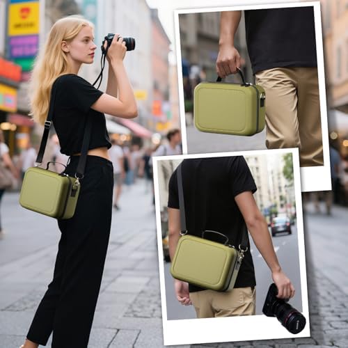 ProCase Hard Shell Camera Case for Canon Rebel T7 -Green - Image 5