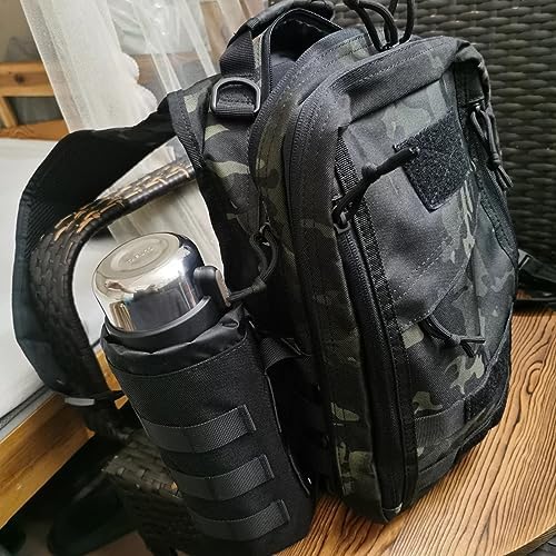 Azarxis Molle Pouches, Tactical Compact EDC Small Utility Pouch Waist Bags Sundries Storage Admin Organize Gear Gadget for Military Backpack - Image 6